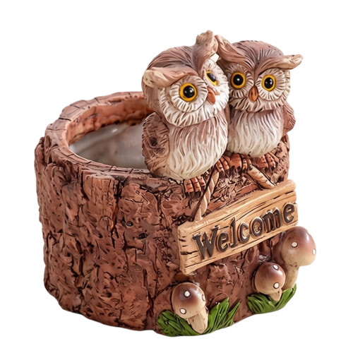 Light weight Decorative Resins Planter Durability Outdoor-1