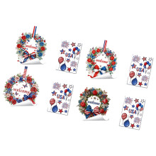 Functional Static Window Decoration Set-1528 four piece set