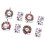 Functional Static Window Decoration Set-1528 four piece set 1
