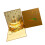 Foldable Greeting Card with Envelope 3D Birthday Themed-Gold 1