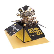 2026 Commemorative Graduation Card 3D Paper Sculpture-1
