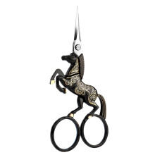 Antique Horse Shape Scissors Stainless Steel Scissors-Black