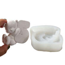 Bear Silicone Mould Ideal For Making Candle Chocolates And-5