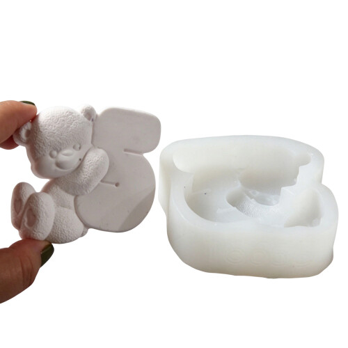 Bear Silicone Mould Ideal For Making Candle Chocolates And-5