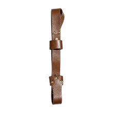 Housse de ventilateur en cuir PU souple, thème-Marron clair