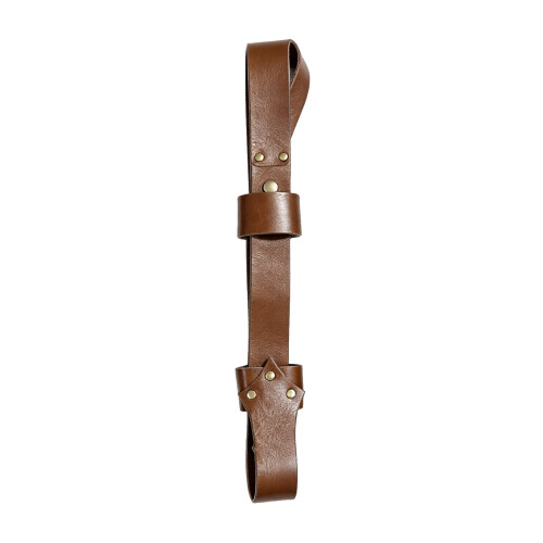 Housse de ventilateur en cuir PU souple, thème-Marron clair