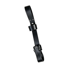Stilvoller Ventilatorhalter aus PU-Leder, perfekt für-Schwarz