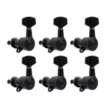 6 Stuks Vergrendelende Gitaarstemmechanieken met Hoge Precisie, Overbrengingsverhouding 1:18, voor Elektrische en Akoestische Gitaren