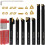 1 Set Lathe Threading Tool Set 21 Pieces - 7 Pcs 1/2Inch Turning Shank Boring Bars with 14 Pcs Indexable Carbide Inserts 1
