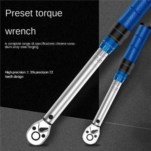 Chave de Torque de 10-60 N.M com Encaixe Quadrado de 3/8 Polegadas e Precisão de 3% para Bicicletas e Automóveis