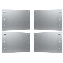 4pcs 5" X 8" Nail Stopper Plate Self Nailing Stud Protector & Plate for Top and Bottom Plate & Drywall Protection