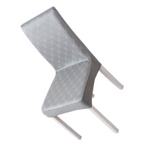 Grid Pattern Chair Cover Soft Polyester Fabric For Any Chairs-P