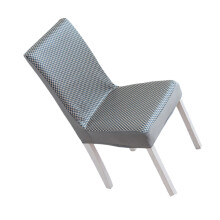 Modern Checkered Chair Cover Cool Feeling-Blue and brown