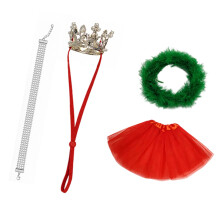 Koninklijke 23 inch stoffen ganzen verkleedkostuum met-Rood
