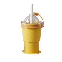 Portable flexible Water Container And Slow Thawing ice-Yellow