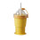 Portable flexible Water Container And Slow Thawing ice-Yellow 1