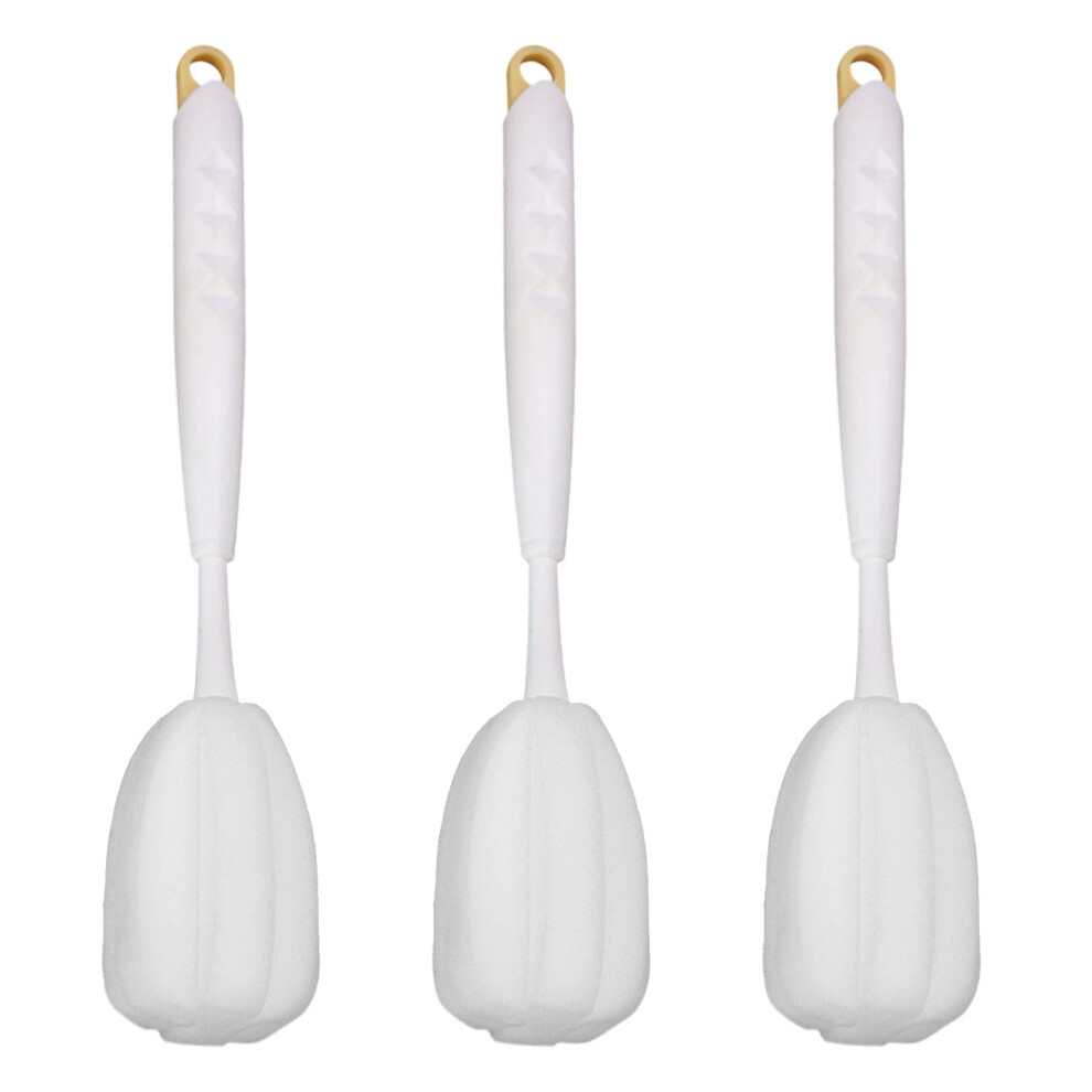 Gentle Scratch Prevent Sponge Cleaning Brush For Baby- Yellow