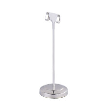 Moderne roestvrijstalen displayhouders voor-zilver 15cm