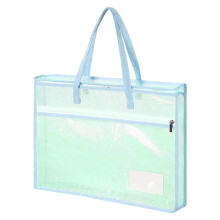 Multiple Pocket Zippered Sewing Accessory Holder For-Sky Blue