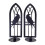 2Pcs Gothic Jackdaw Iron Candlestick Sconce Wall Mounted Candle 1