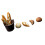 Mini Bread Car Rearview Mirror Dashboard Decors,Funny Baguettes 1