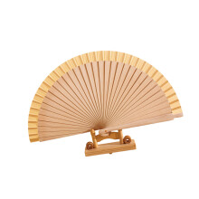 1PC Decorative Hand Fan Foldable,Folding Wooden Fan Home-Wood