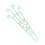 Decorative Iron Plant Climbing Frame Moon Shape Garden-Green 1