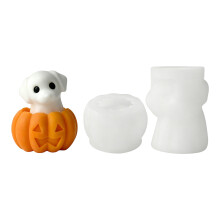 Moule en Silicone polyvalent pour Halloween,-chiot citrouille