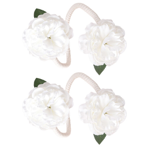 Elegant Bendable Curtain Tie Back Soft-Moonlig  milky