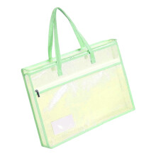 Storage Organiser Zippered Pouch With Compartment For-Green