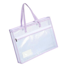 Storage Organiser Zippered Pouch With Compartment For-Purple