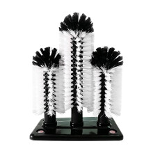 3Brush Bar Glass Washer with Suction Base,Commercial Brush