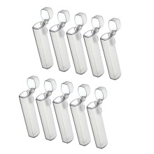 Set Of 10 Plastic Toothpick Container Dentals Floss Storage Box