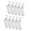 Pack of 10 Clear Plastic Toothpick Holder Case Portable 1