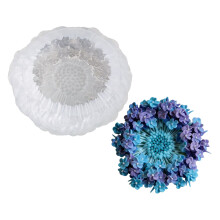 Moule Flexible en forme de fleur en Silicone, pour fabriquer