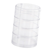 Boîte de rangement rotative transparente et robuste pour-2