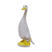 Resin Duck Figurines Yard Garden-Lift your right foot