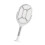 Intelligent Foldable Mosquitoes Zapper Bat With 2800V-White 1
