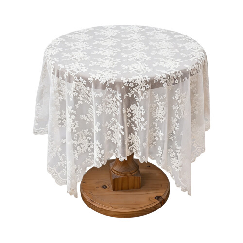 Nappe en dentelle florale de Styles-135x135 couleur blanchie