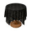 Floral Embroidered Tablecloth Sturdy Polyester-135x100 Black 1