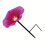 Bright Flowers Bees Watering Station Compacts Bees-rose red 1