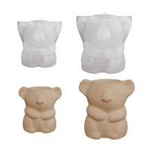 Flexible Silicone Koalas Shape Flower Pot Mould For Creative-SL