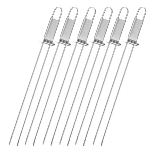 Premium Double Tines BBQ Skewers Feature Heat Resistant