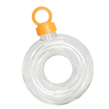 Modern Doughnuts Styles Water Bottle With Ergonomic-Orange 1