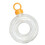 Innovative See Through Doughnuts Water Bottle Easy To-Orange 1 1