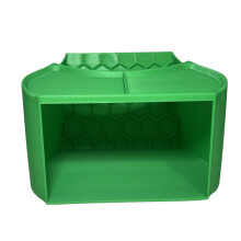 Artificial Tunnel Cave for Decorating Fish Tanks-Green L