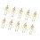 Figurine squelette posable pour Halloween, décoration de-Beige 1