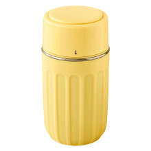 Elegante roestvrijstalen waterfles geïsoleerde fles met-Geel