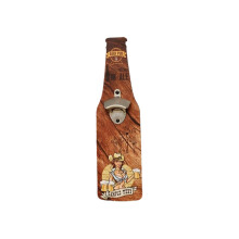Retro Wooden Wall Mounted Bottle Opener Bucolic Kitchen Wall-1