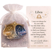 Zodiacs Pocket Hug met inspirerende kaart, Zodiacs Tokens Hug-B